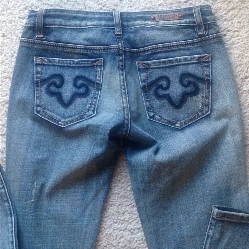 ROCK FOR EXPRESS DENIM JEANS